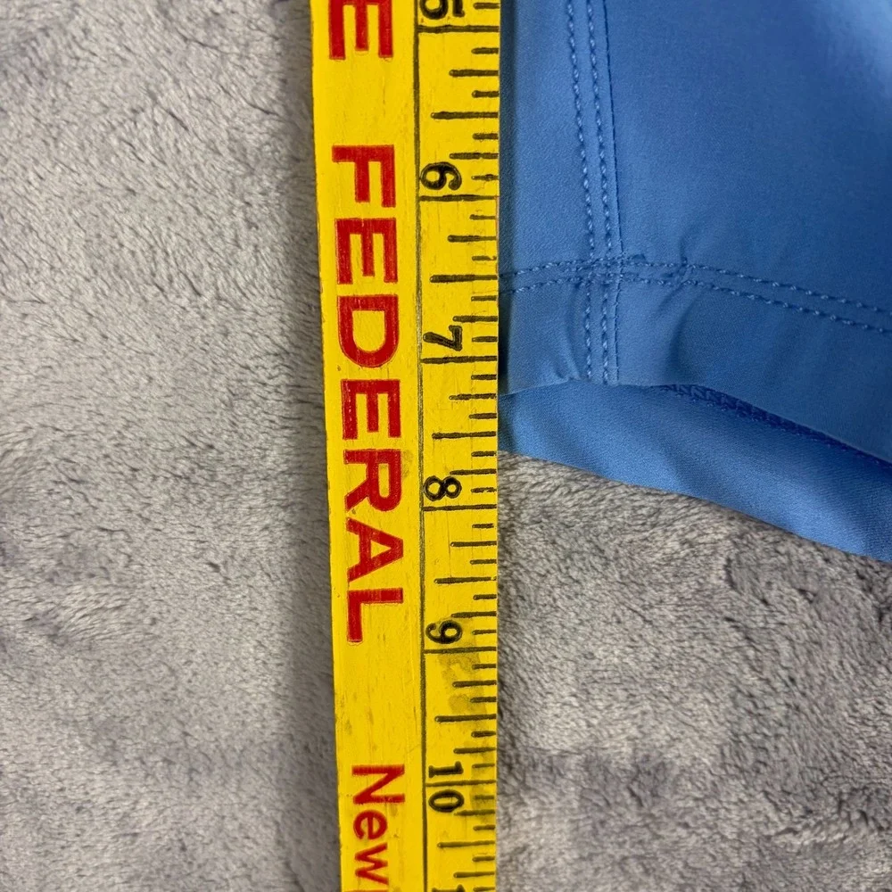 Hurley Men's Big & Tall Size 44 Bright Blue Solid Bermuda Trunks Shorts NWT $70 - Picture 5 of 7